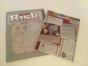 Risk Board Game 2008 Replacement Parts Field Guide Instructions Reference Cards - Picture 1 of 1