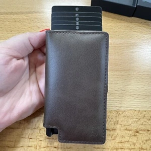 Ekster Leather Parliament Card Wallet Slim in Recycled EARTH Smart Cash Cards nr - Picture 1 of 7