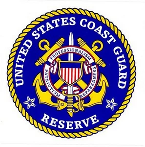 US Coast Guard Reserve Decal Sticker - Picture 1 of 1