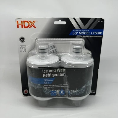 HDX LG* Model LT500P Ice And Water Refrigerator Filter - Image 1 of 4