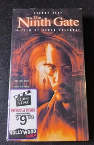 Sealed/Previously Viewed VHS The Ninth Gate, Hollywood Video  - Picture 1 of 9