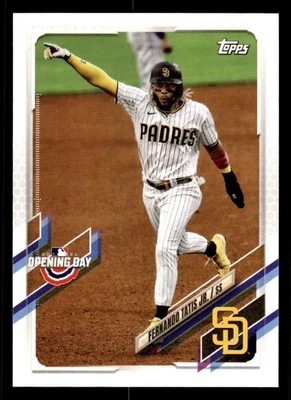 2021 TOPPS OPENING DAY FERNANDO TATIS JR. 1 MINT BASEBALL SAN DIEGO PADRES - Image 1 of 2