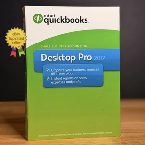 NEW Quickbooks 2017 Desktop Pro Windows US Retail Accounting - SEALED - Picture 1 of 9