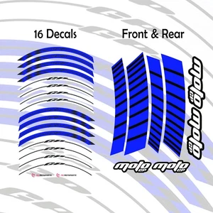 GP02 Racing 17" Rim Wheel Sticker For VULCAN 650 15 16 17 18 19 20 - Picture 1 of 12