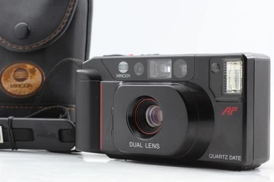 [Almost MINT]  Minolta MAC-DUAL QUARTZ DATE Point & Shoot Film Camera FROM JAPAN - Image 1 of 4