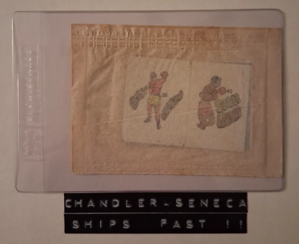 JB002 ROCKY MARCIANO & SUGAR RAY LEONARD Rare 1986 Reyauca Boxing SEALED PACK - Image 1 of 1