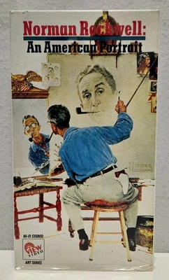 Norman Rockwell: An American Portrait (VHS, 1993) PBS Documentary  - Image 1 of 4