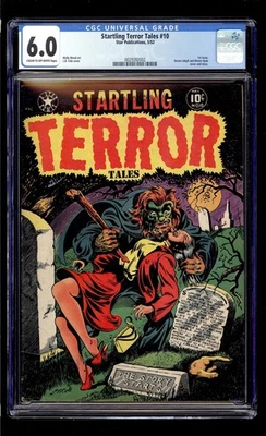 Startling Terror Tales #10 1952 CGC 6.0 FN C/OW High Definition Scans** - Image 1 of 2