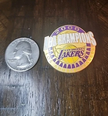 Vintage Rare 2000 Lakers Nba Champions Pin. Made In 2000 - Image 1 of 3