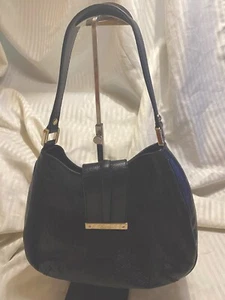 Authentic GUCCI Purse Guccisima Leather Black Ser #233603218043 Hand Bag - Picture 1 of 13