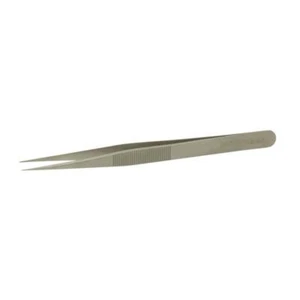 Pinzetta in acciaio inox a punta 135 mm elettronica antistatica - Foto 1 di 2