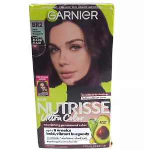Garnier Nutrisse Ultra Permanent Hair Color, #BR2 Dark Intense Burgundy - Picture 1 of 2