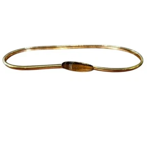 Vintage Gold T Kette Gürtel Oval Schnalle Design One Size - Bild 1 von 4