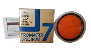 58mm Promaster Spectrum Color Orange Conversion Glass Filter Made in Japan - Picture 1 of 4