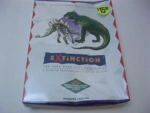 Extinction The Last Game They Ever Played The PC sealed 3.5" Dinosaurs game - Imagen 1 de 2