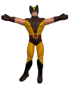 1989 Marvel Wolverine Bendy Bend-ems 6" Action Figure X-Men Just Toys Inc. - Picture 1 of 12