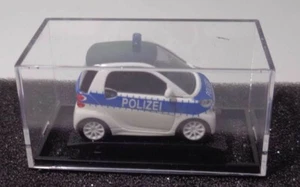Busch H0 46208 Smart Fortwo "Polizei" NEU & OVP - Picture 1 of 6