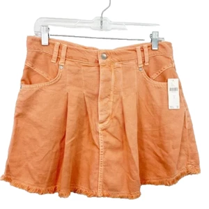 NWT Anthropologie Pilcro Pleated Micro Denim Skirt Size 6 $98 - Picture 1 of 7