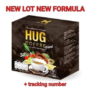 NEW HUG COFFEE 32 in 1 Weight Control Health Care Herbals Cordyceps Lingzhi X20 - Picture 1 of 10