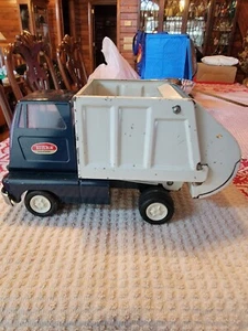 Vtg Original Tonka Truck Sanitary Garbage Services Pressed Steel - Picture 1 of 8