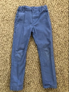 BOYS COTTON ON SLIM STRAIGHT FIT BOYS CHINO BLUE DRESS PANTS SIZE 4 - Picture 1 of 2