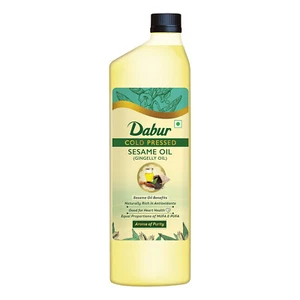 Dabur Cold Pressed Sesame (Gingelly) Cooking Oil - 1L - Picture 1 of 7