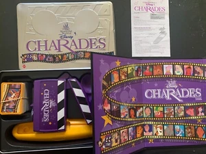 Disney Charades The 3 Stage Family Charades Game With Musical Timer In TIN BOX - Picture 1 of 8