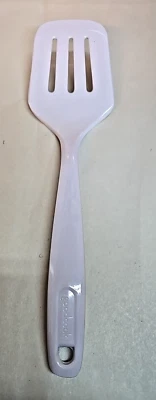 Good Cook White Melamine Slotted Spatula; 12" - Image 1 of 4