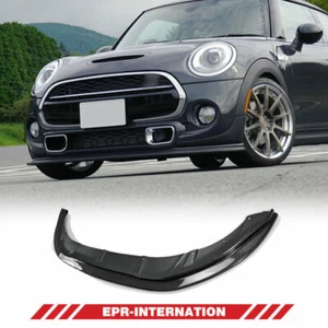 Mon Style Carbon Fiber For Mini Cooper S F56 Front Bumper Lip Splitter (S Only) - Picture 1 of 11