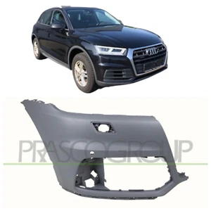 Stoßstange vorne rechts für Audi Q5 FY 2017-2020 Stoßfänger SRA PDC grundiert - Bild 1 von 3