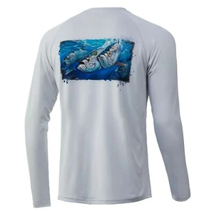 Huk Men's KC Tarpon Pursuit Performance Shirt - Picture 1 of 2