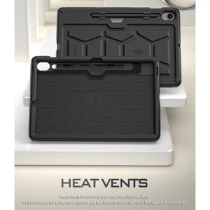Funda para Tablet Galaxy Tab S10 FE / S9 FE Poética Silicona Antigolpes Cubierta Negra - Imagen 1 de 6