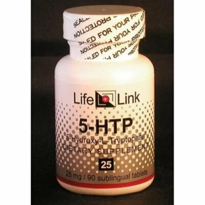 5- HTP 25mg LifeLink 90 Lozenge - Picture 1 of 1