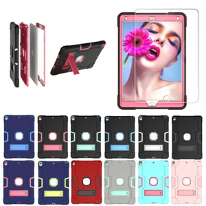 Shockproof Heavy Duty Rubber w/ Stand Case Cover For iPad Air 3 iPad Pro 10.5 - Picture 1 of 84
