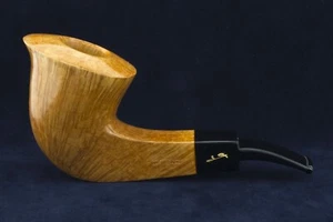 Pipa Savinelli Autograph Italy 000 6mm liscia in radica fiammata forma libera - Picture 1 of 6