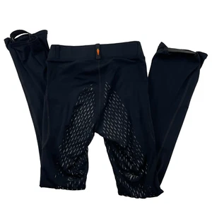 Pantalones de equitación Kerrits para mujer pequeños negros calzoncillos asiento completo medias - Imagen 1 de 16