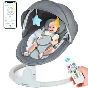 TEAYINGDE Baby Swing for Infants - APP Remote Bluetooth Control, 5 Speed Setting - Picture 1 of 11