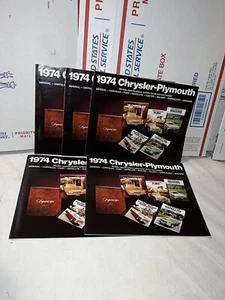 Chrysler Plymouth 1974 folleto de ventas distribuidor catálogo lote/5 todos los modelos barracuda - Imagen 1 de 12