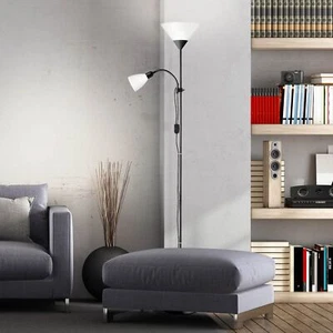 LED Stehleuchte Stehlampe Flexibler Schwanenhals Dimmbar Standleuchte Leselampe  - Bild 1 von 15