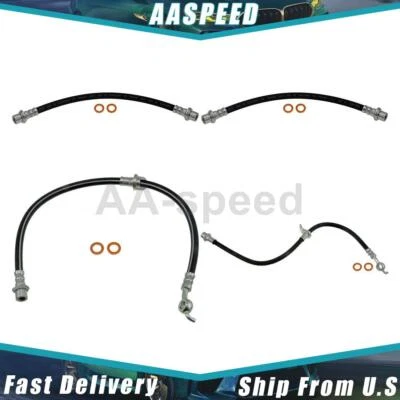 Línea de freno de manguera hidráulica de freno trasero delantero para Toyota Sienna 2000 2001 2002 2003 Foto 1 de 4