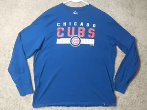 Camisa Chicago Cubs Adulto 2XL XXL Azul Rojo Béisbol Aire Libre Atlética Para Hombres - Imagen 1 de 13
