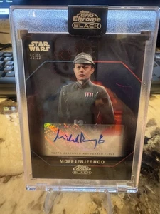 2024 Topps Star Wars Chrome Black Moff Jerjerrod # ADS-MP Auto /99 - Picture 1 of 2