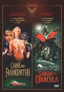 DVD: Flesh for Frankenstein + Blood for Dracula (region 0) 2 horror movies - Picture 1 of 3
