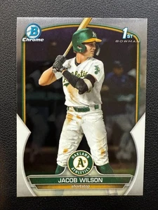 2023 Bowman Draft - Chrome Jacob Wilson #BDC-121 (RC) - Bild 1 von 2