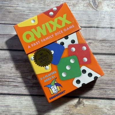 New Qwixx A Fast Family Dice Game Gamewright Complete Game Night Fun - Image 1 of 2