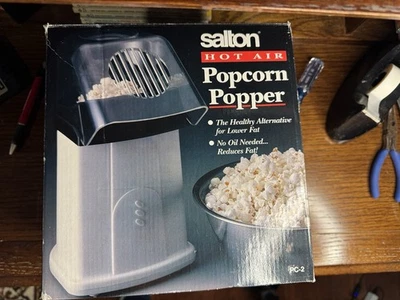 DE COLECCIÓN SALTON HOT AIR PALOMITAS POPPER PC-2 1994 DIFÍCIL DE ENCONTRAR NUEVA CAJA ABIERTA Foto 1 de 4