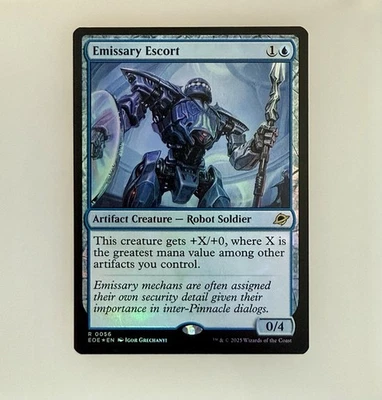 Magic the Gathering - Emissary Escort Edge of Eternities Foil NM - Image 1 of 2