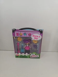Mini Lalaloopsy Figure Doll Storm E. Sky 3" Accessories Rocking Rebel Cat New - Picture 1 of 2