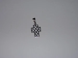 Sterling Silver Latic Cross Pendent - Picture 1 of 1