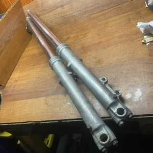 81 Honda Silverwing Silver Wing GL500 Front End Fork Tubes Air Suspension CP - Imagen 1 de 12